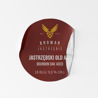 Mała naklejka Jastrzębski old ale